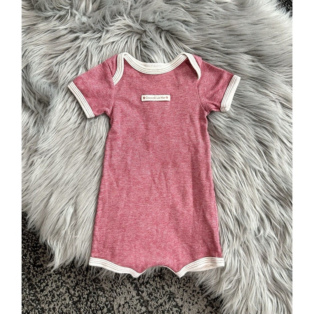 Coccoli La Mer Unisex Babies Red Romper Size 3month‎